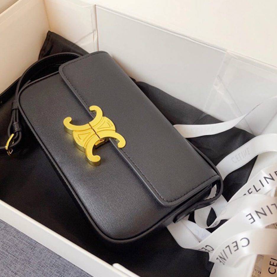 Ce**e triomphe shoulder bag 194143bf4.38no (20cm*10cm*4cm)