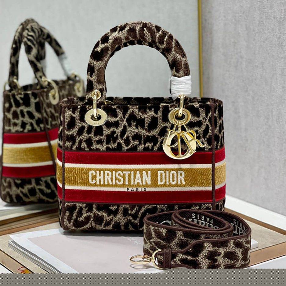 D*or medium lady d-lite bag m0565otgt_m918 (24cm*20cm*11cm)