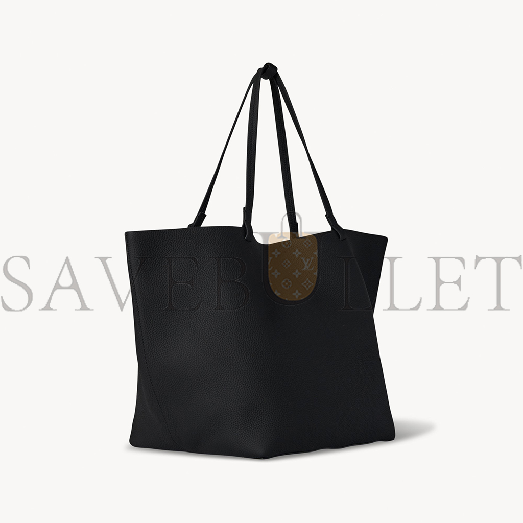 T*e R*w xl park tote bag in leather black w1201l133blsg (53*36*30cm)