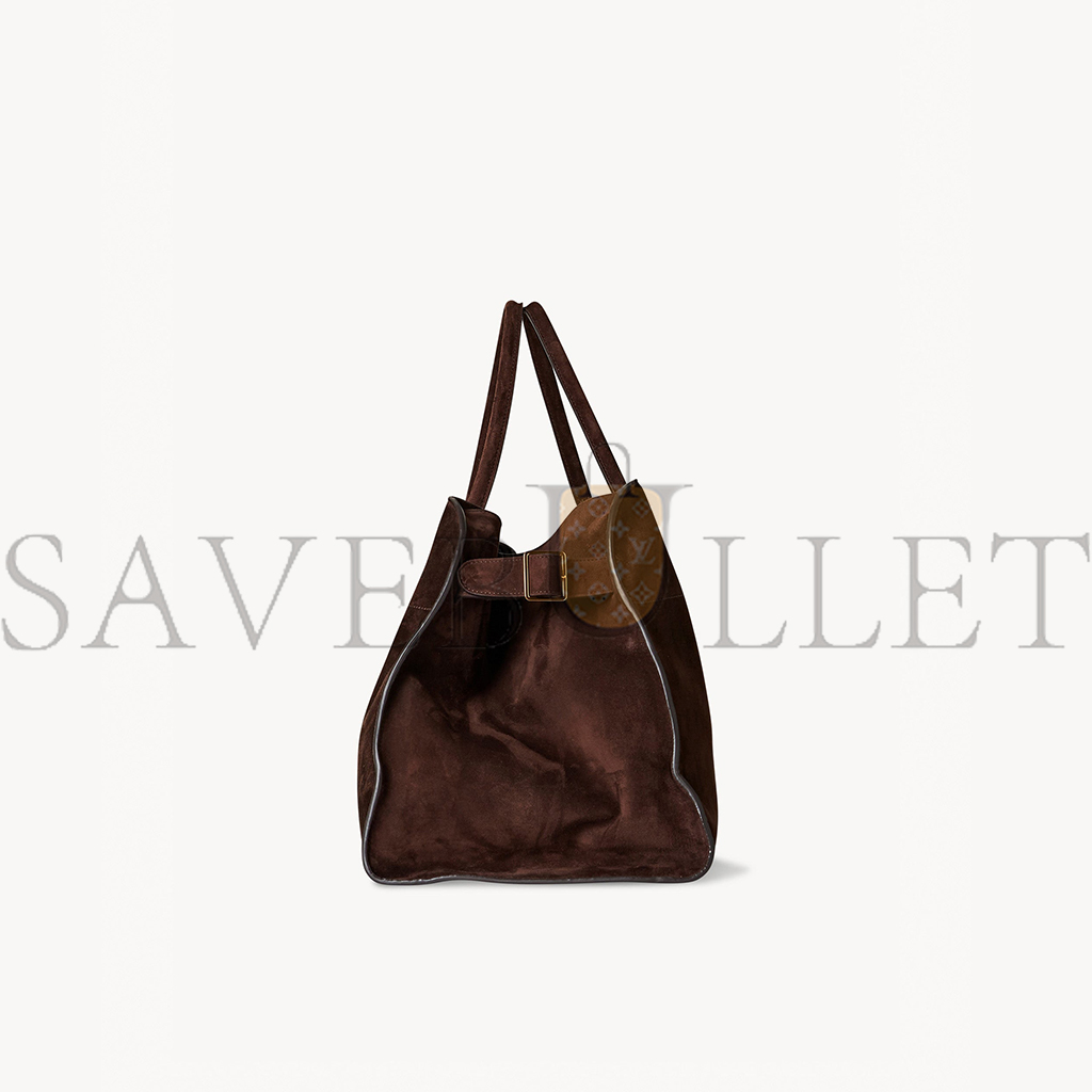T*e R*w soft margaux 15 bag in suede mocha w1255l25moshg (38*28*23cm)