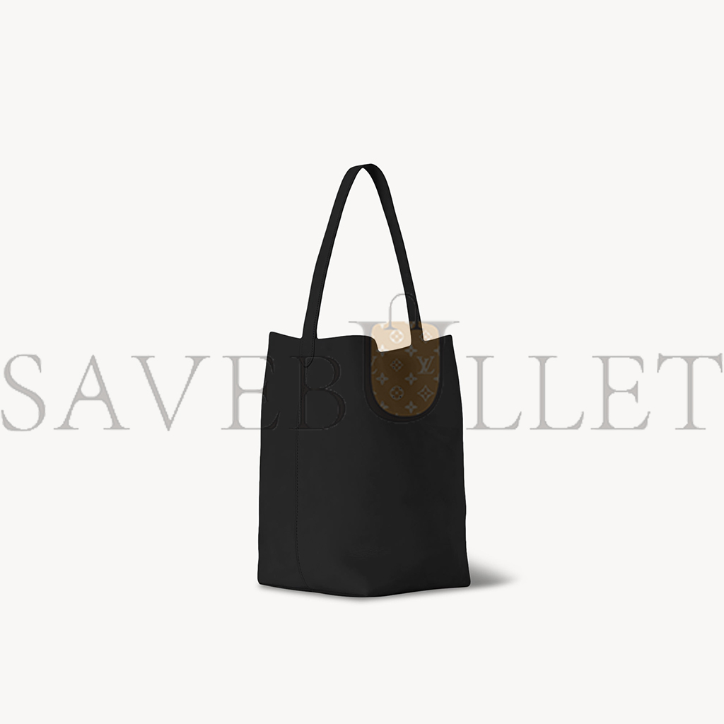 T*e R*w small ns park tote bag in nubuck black w1314l87blk (25*22*12cm)