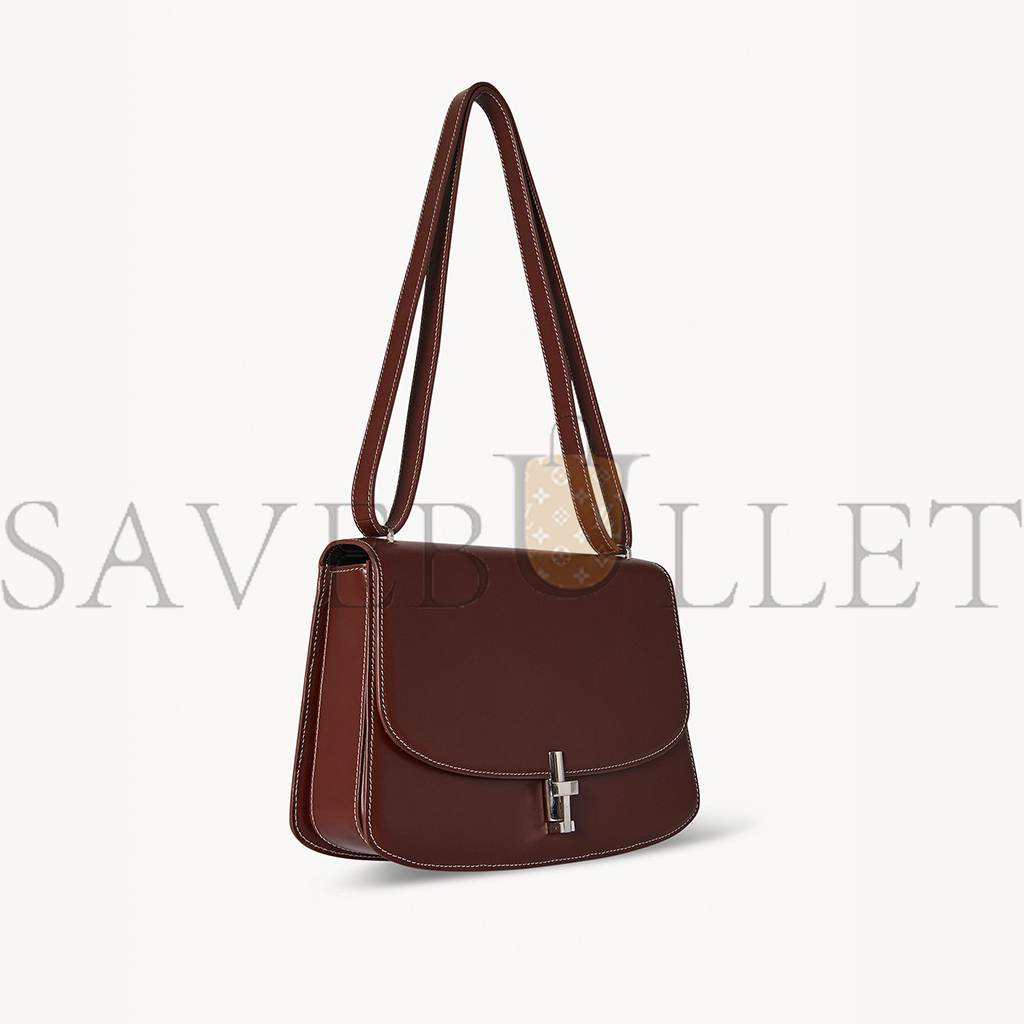 T*e R*w sofia 10.00 shoulder bag in leather cherry wood w1570l60chywd (25*18*8cm)
