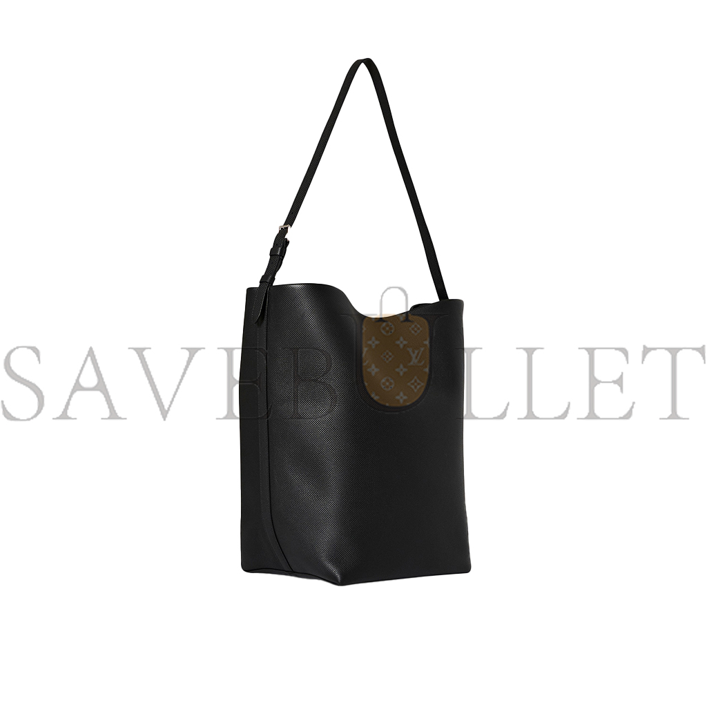 T*e R*w large ns shoulder bag in leather black w1587l72sblpl (33*28*15cm)