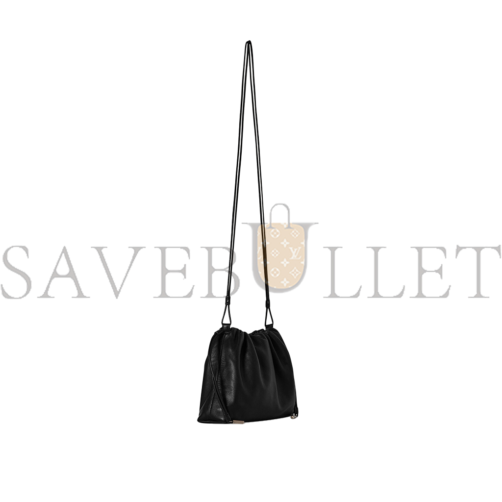 T*e R*w angy bag in leather black w1620l108bag (30*21*7cm)
