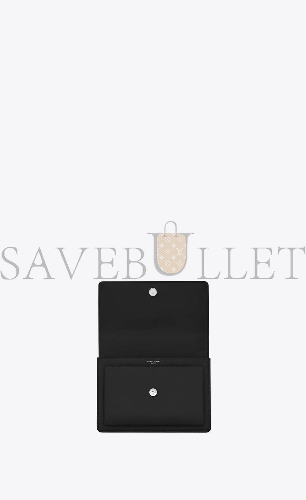 Y*L sunset medium chain bag in smooth leather 442906d420u1000 (22*16*6.5cm)