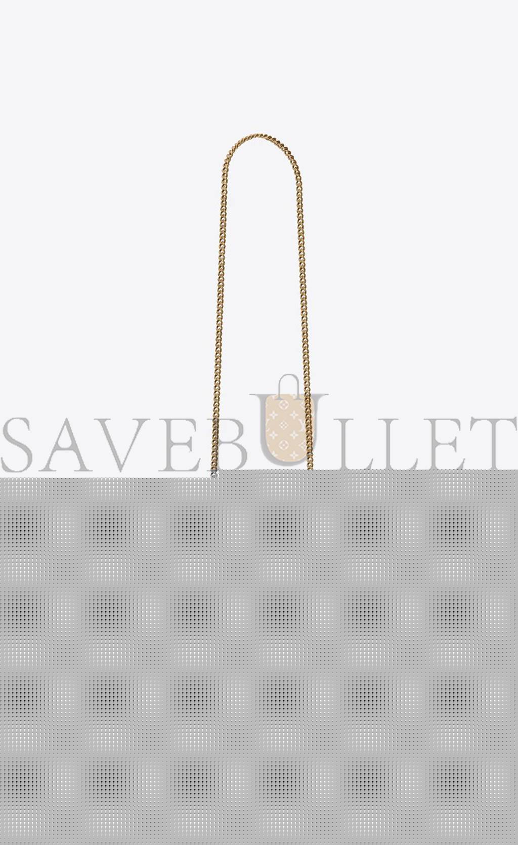 Y*L kate small chain bag with tassel in crocodile-embossed shiny leather 474366dnd0j9207 (20*12.5*5cm)