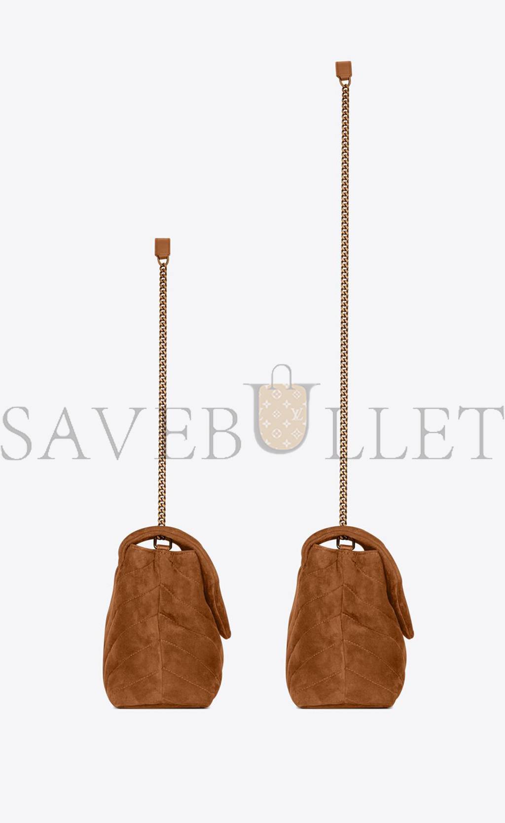 Y*L loulou small chain bag in quilted suede 4946991u8c77761 (23*17*9cm)