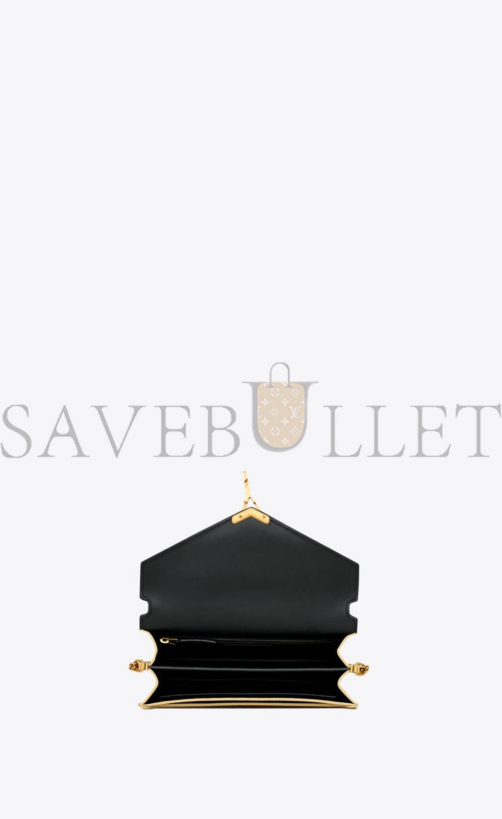 y*l cassandra medium chain bag in box Sa**t Lau*nt leather 53275016c7w1089 (22*16.5*5.5cm)