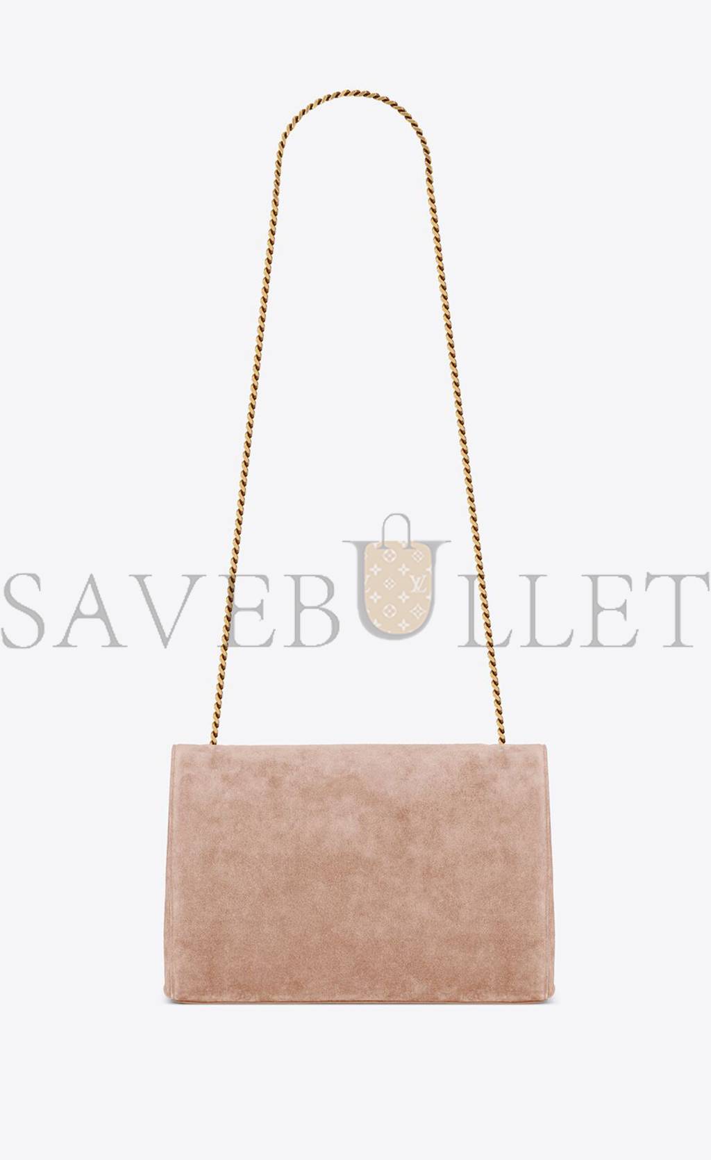 y*l kate medium S*pplereversible chain bag in shiny leather and suede 5538040ud7w2738 (28.5*20*6cm)