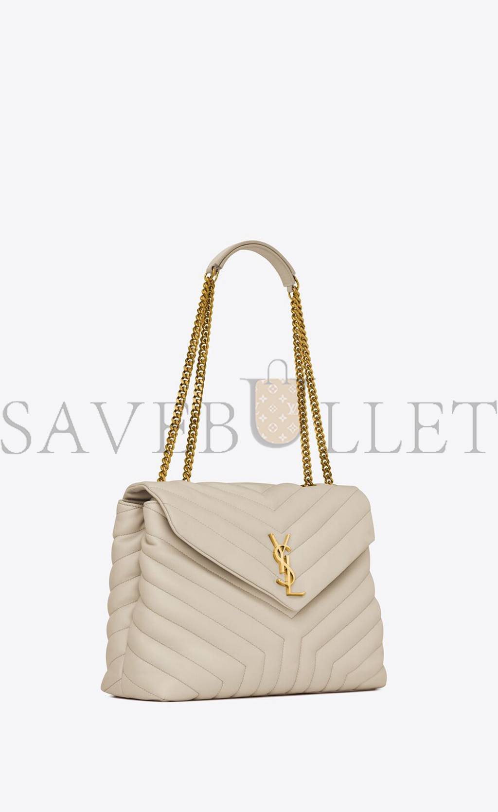 Y*L loulou medium chain bag in quilted leather 574946dv7279207 (32*22*12cm)