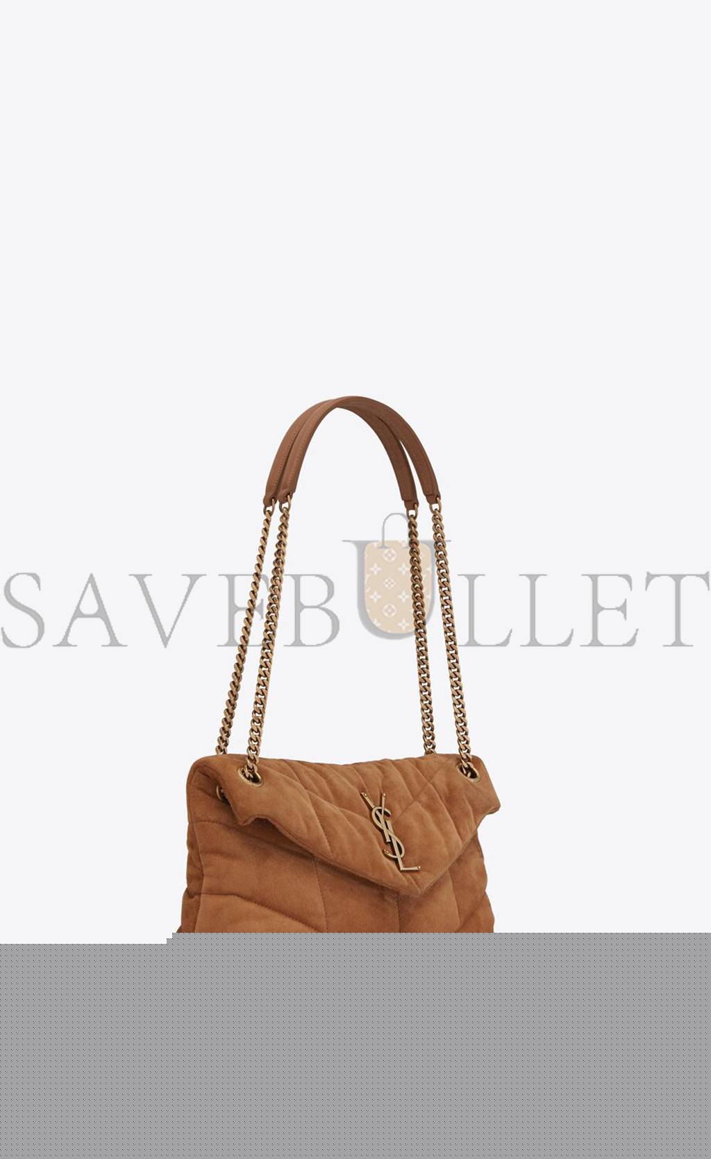 Y*L puffer small chain bag in quilted suede 5774761u8377761 (29*17*11cm)