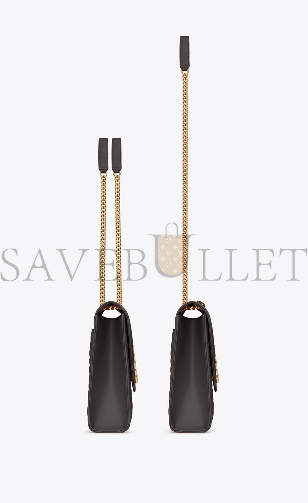 Y*L enveloppe large bag in mix matelassé grain de poudre embossed leather 600166bow971112 (31*22*7.5cm)