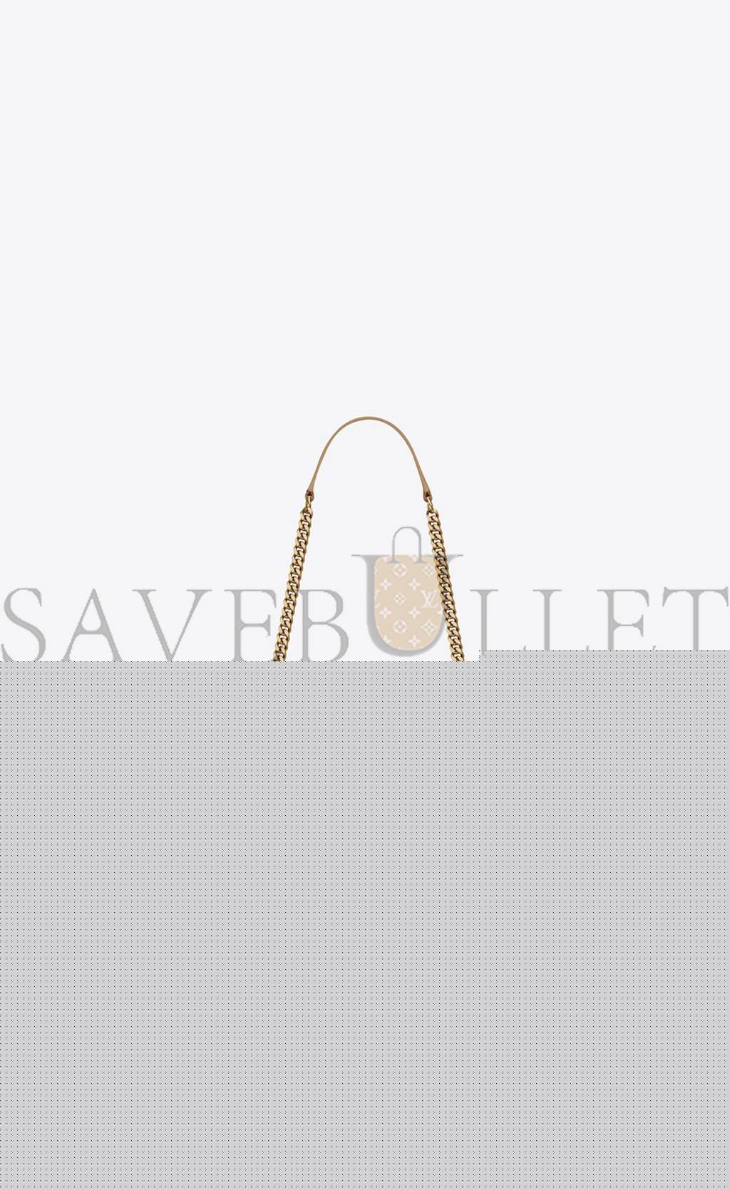 Y*L envelope medium chain bag in mix matelassé grain de poudre embossed leather 600185bow912346 (24*17.5*6cm)