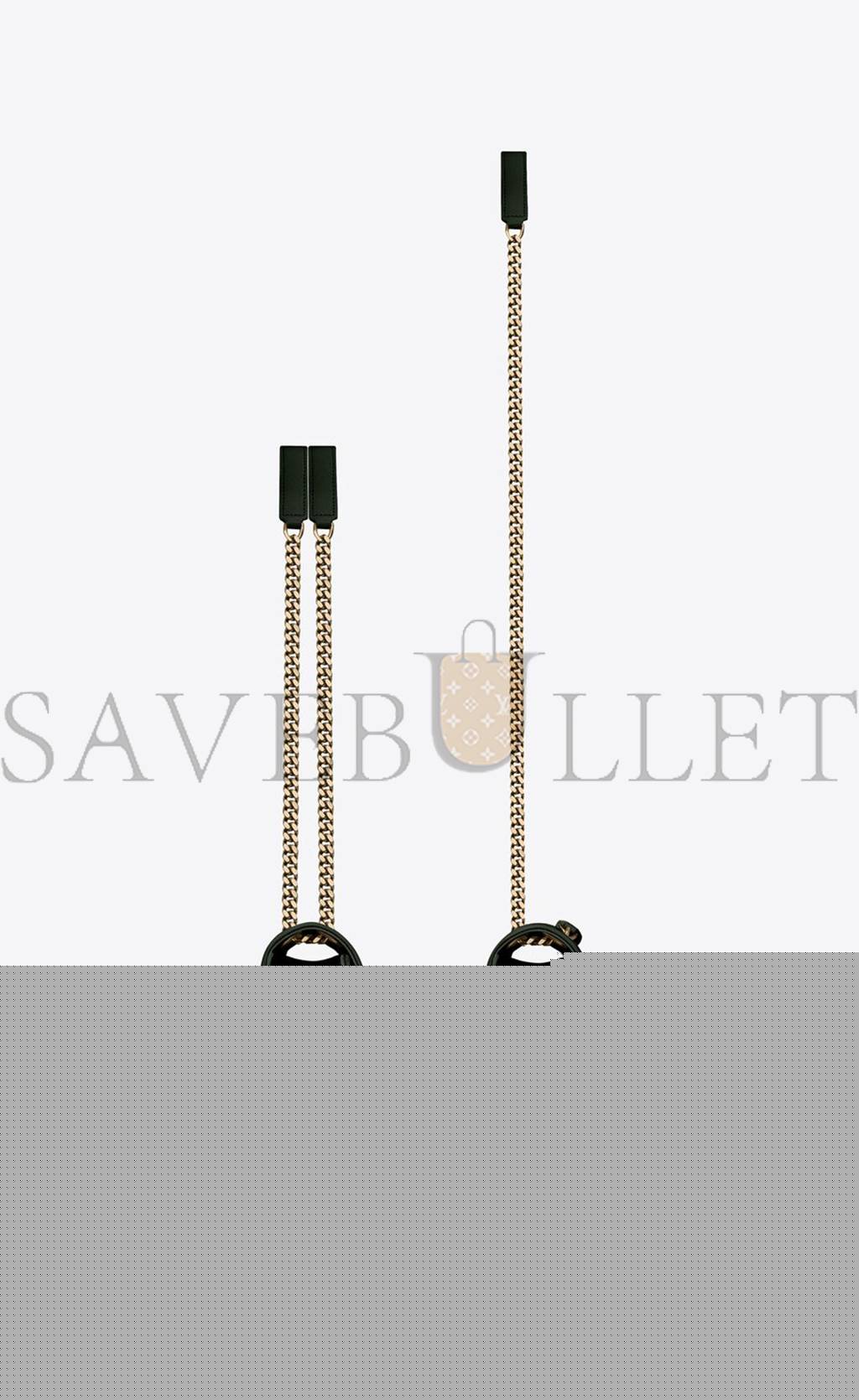 Y*L envelope medium chain bag in mix matelassé grain de poudre embossed leather 600185bow913045 (24*17.5*6cm)