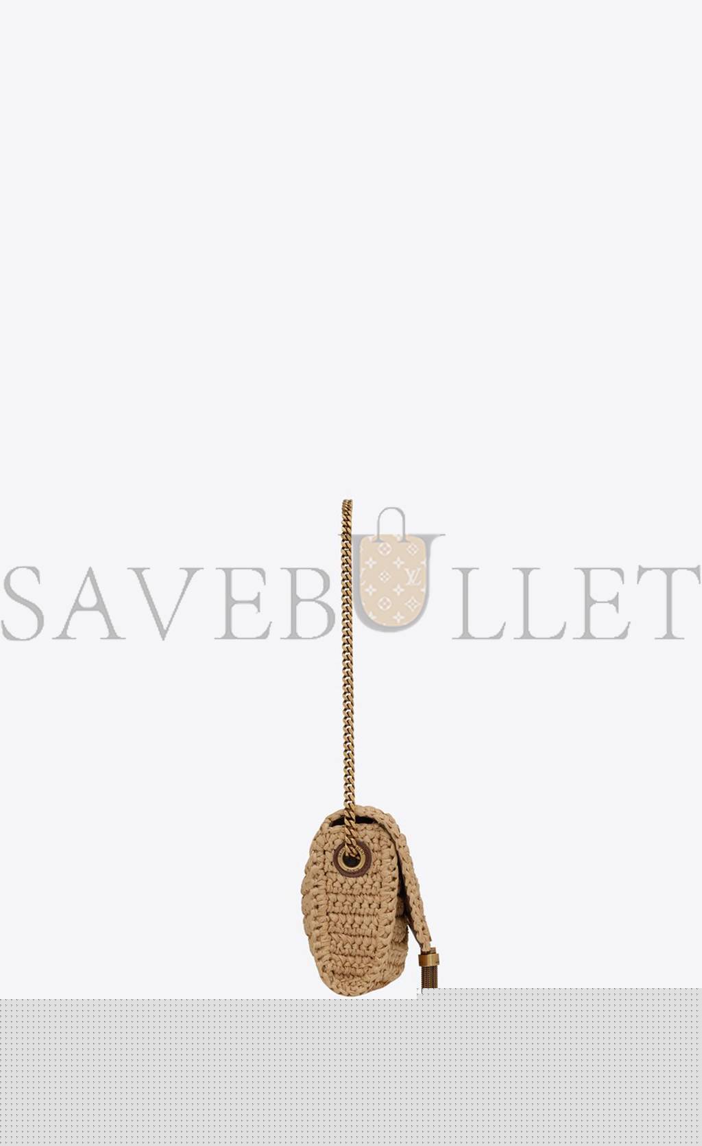 Y*L kate 99 chain bag with tassel in raffia 604276gg6aw7072 (26*13.5*4.5cm)