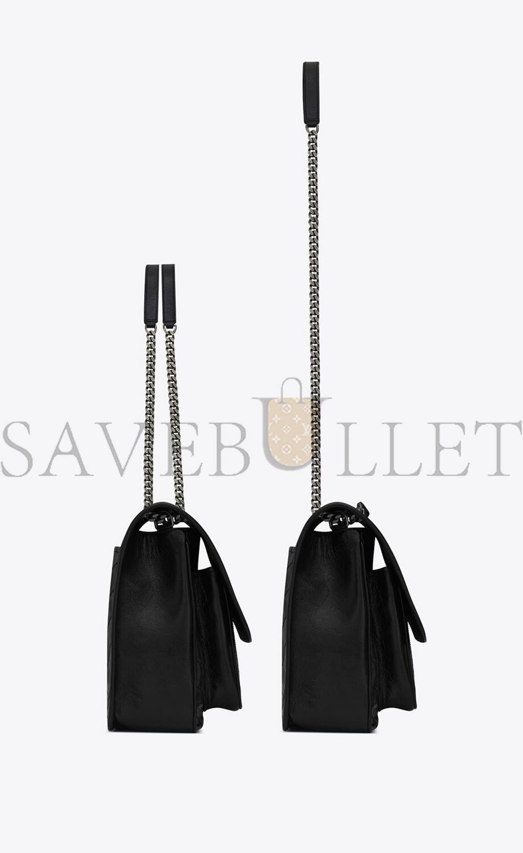 Y*L niki large in crinkled vintage leather 6331570en041000 (32*23*9cm)