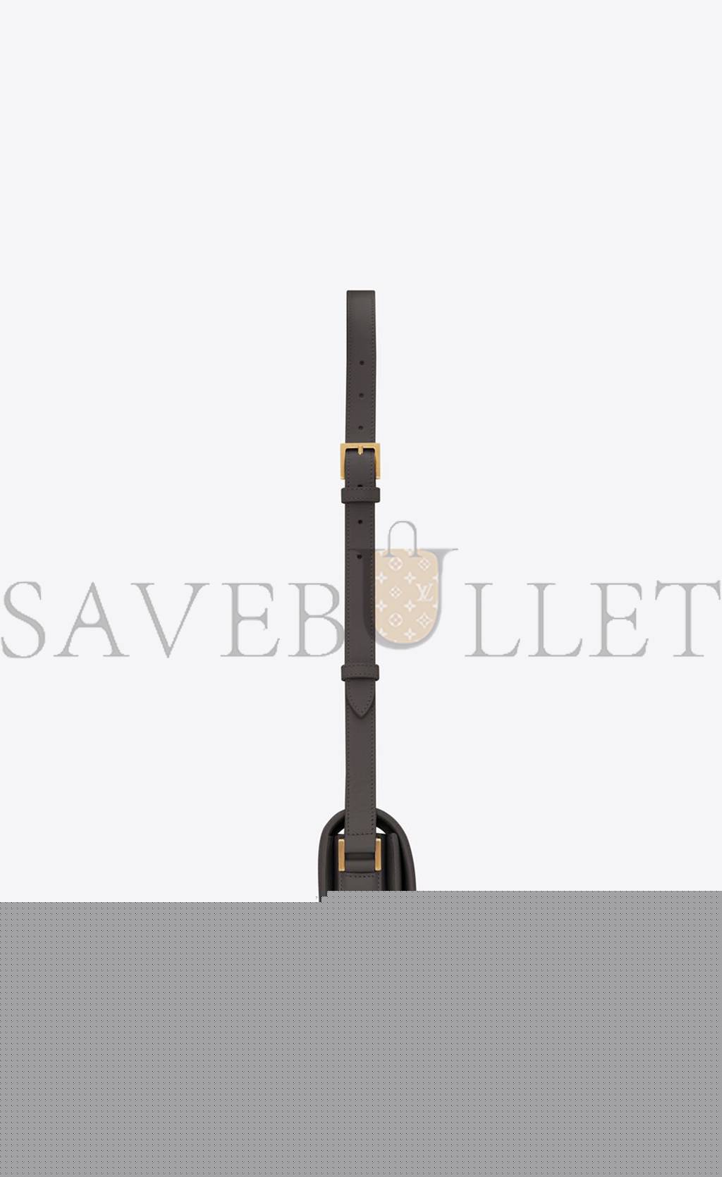 y*l solferino small satchel in box Sa**t Lau*nt leather 6343060sx0w1112 (19*13*5cm)