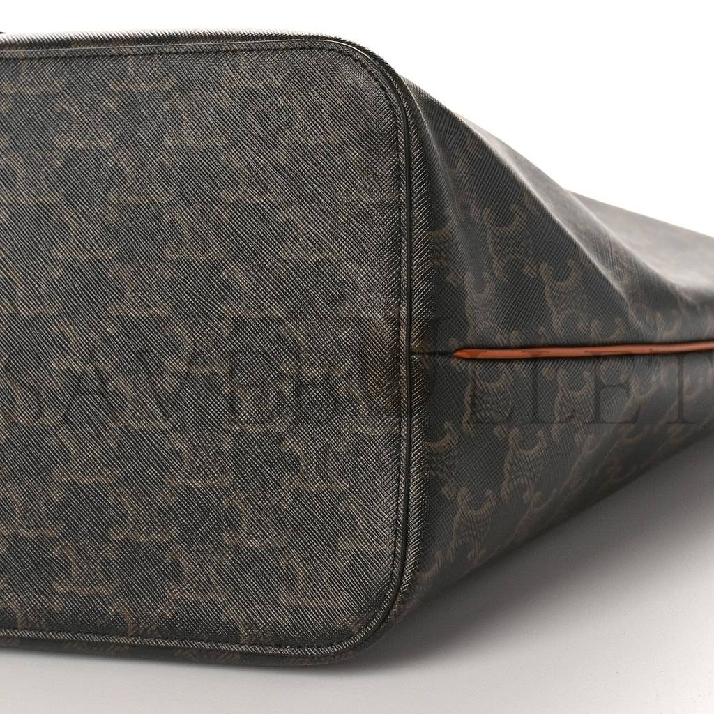 Ce**e triomphe canvas medium cabas bag tan (31*30*18cm)