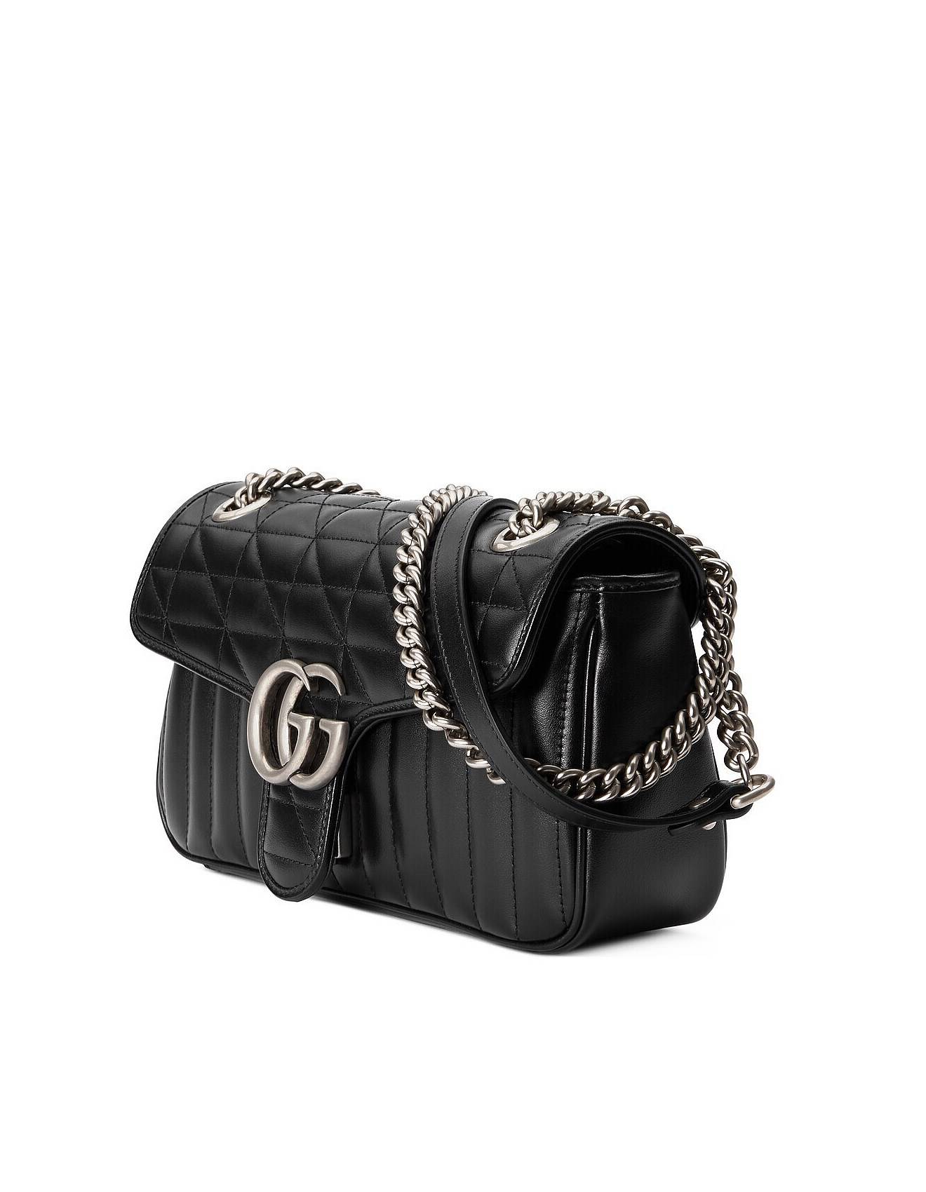 G*u*i gg marmont small shoulder bag 443497 (26*15*7cm)