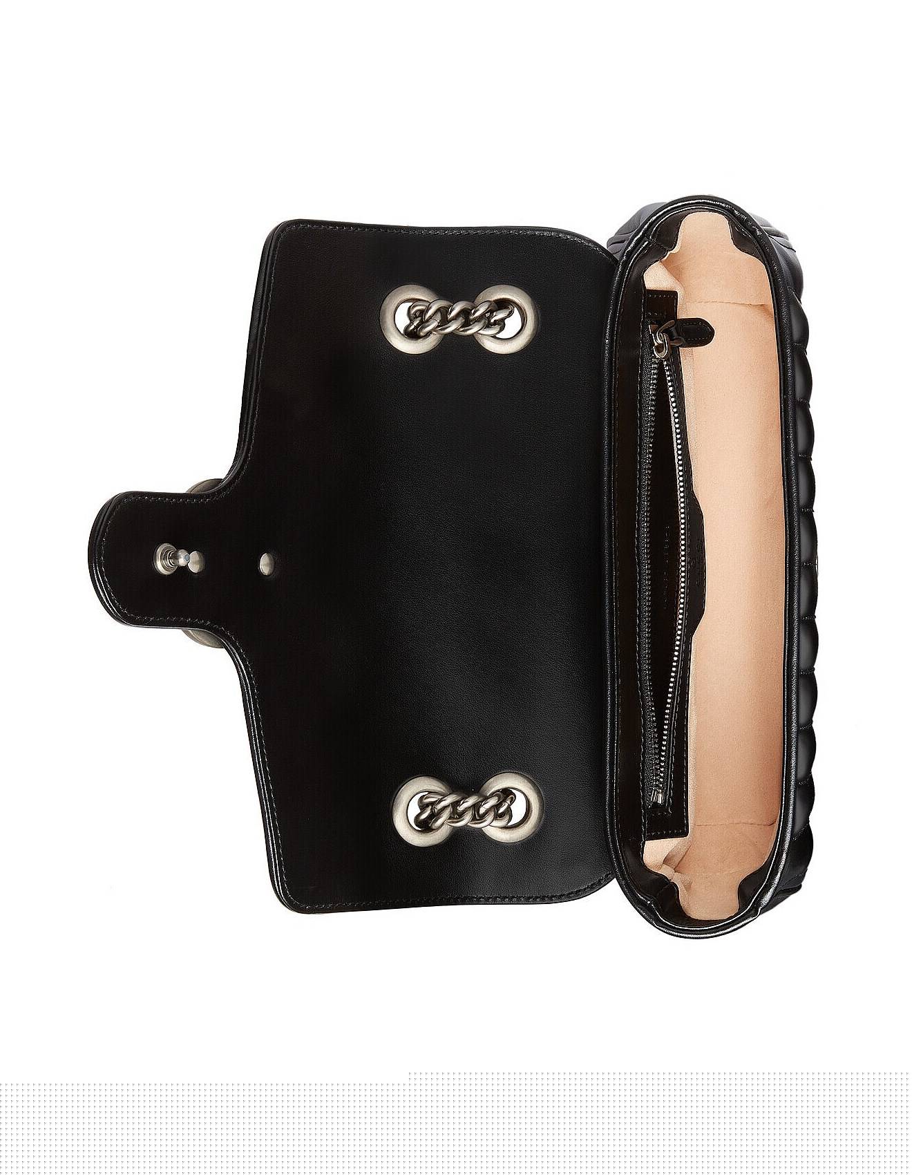 G*u*i gg marmont small shoulder bag 443497 (26*15*7cm)