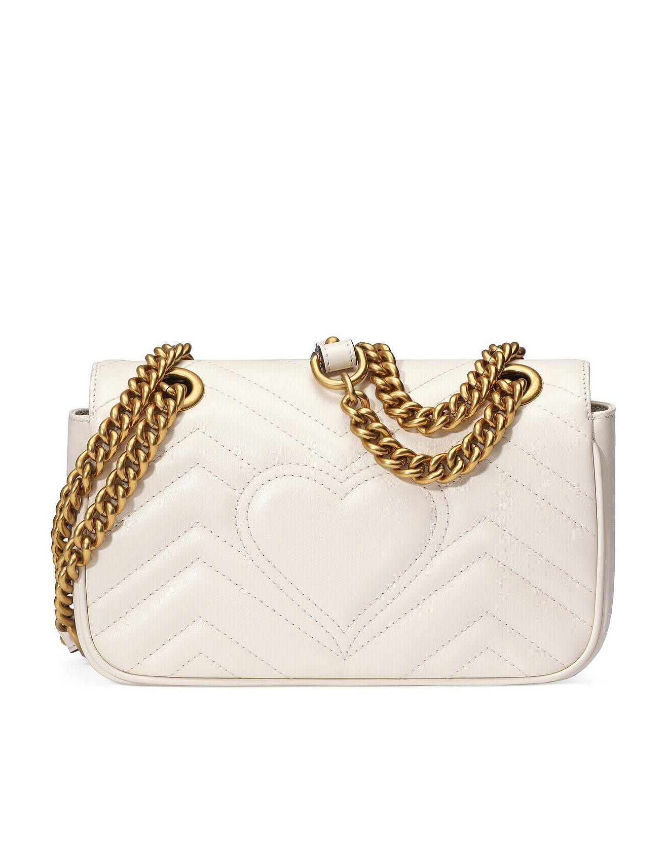 G*u*i gg marmont matelassÉ mini bag 446744 (23*14*6cm)