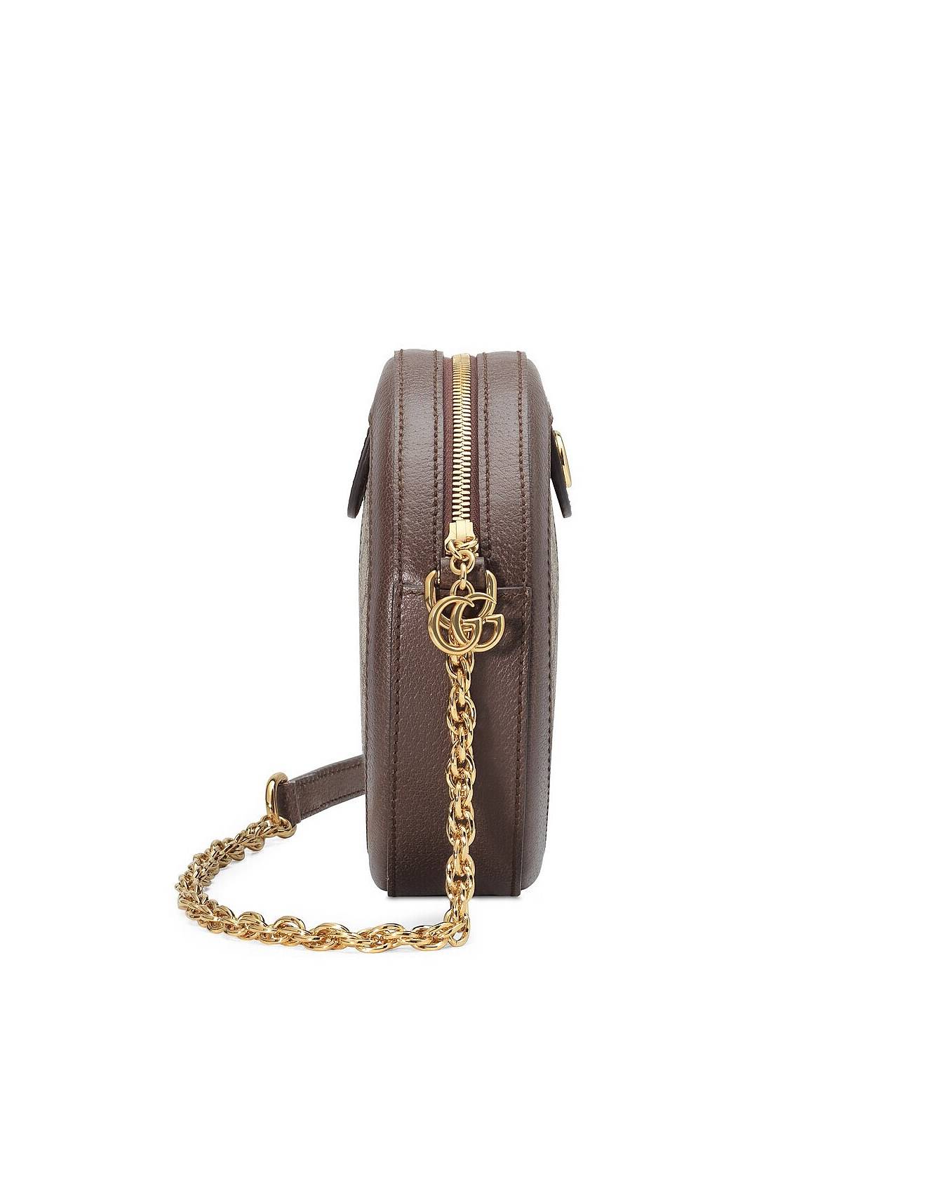 G*u*i ophidia mini gg round shoulder bag 550618 (18*18*4.5cm)