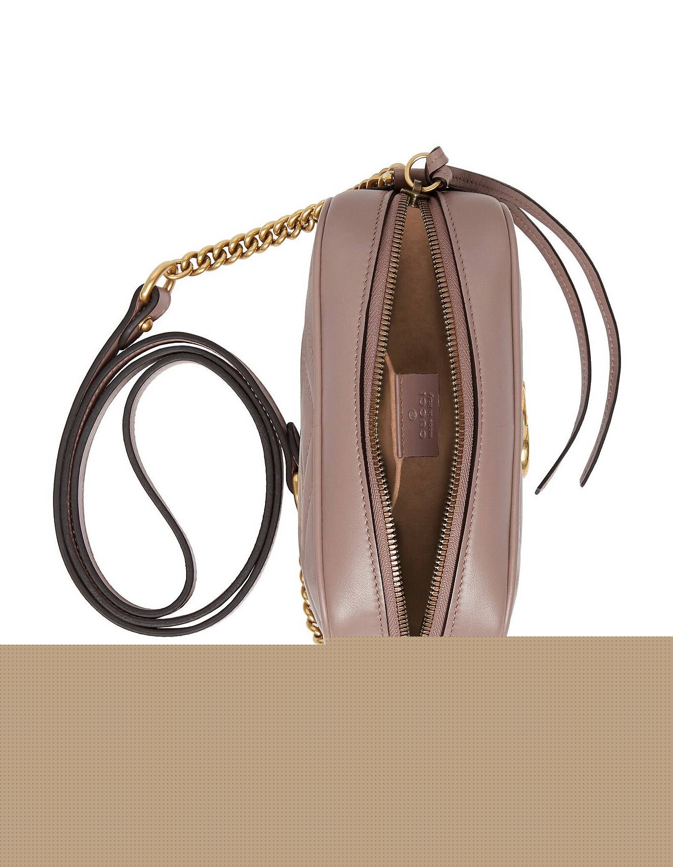 G*u*i gg marmont matelassÉ mini bag 448065(18*12*6cm)