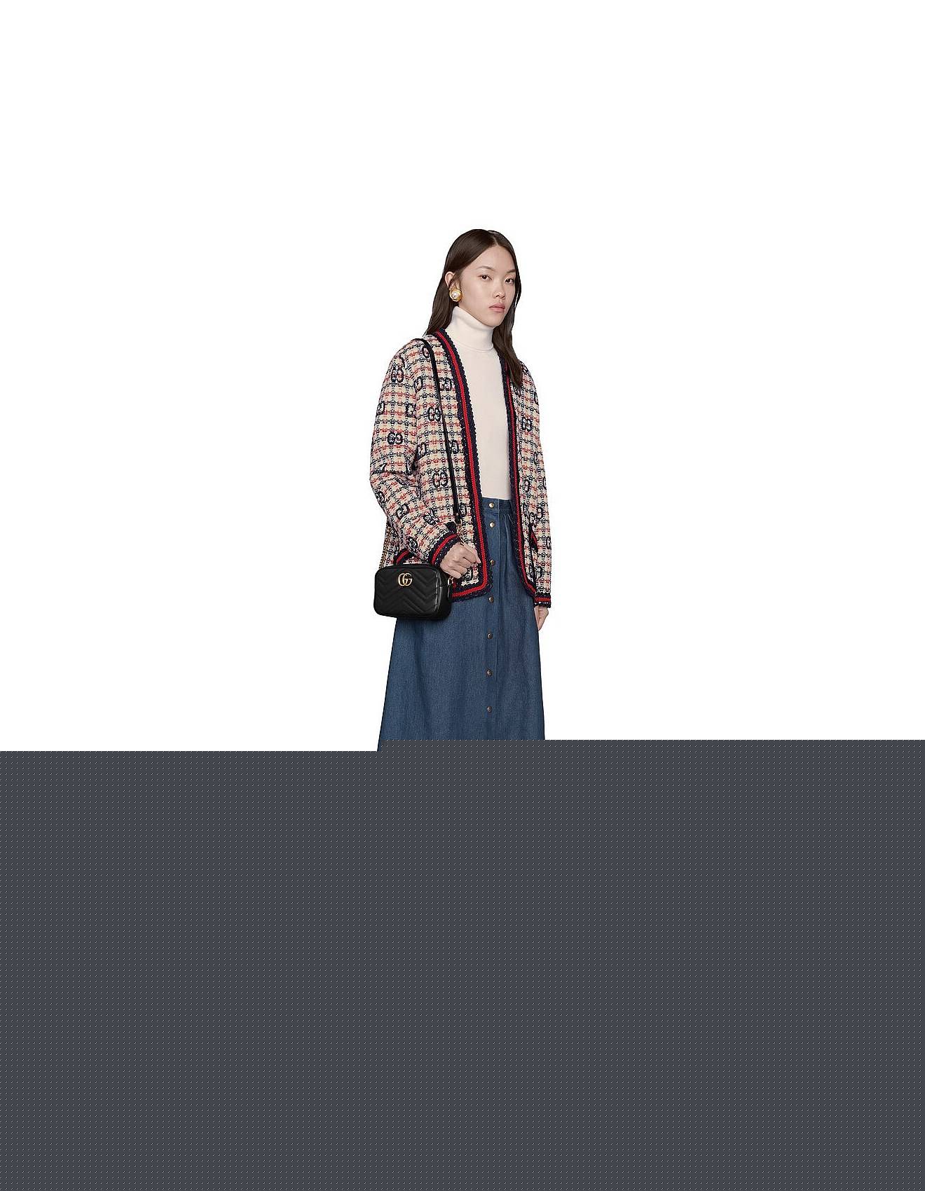 G*u*i gg marmont matelassÉ mini bag 448065 (18*12*6cm)