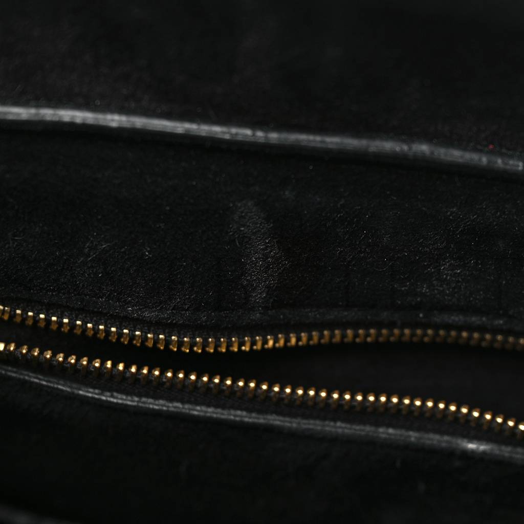 Ce**e bullhide calfskin small ring bag black (34*25*20cm)