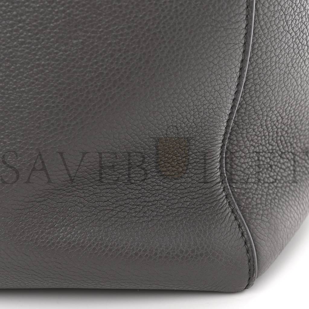 Ce**e soft grained calfskin sangle bucket bag kohl (32*23*17cm)