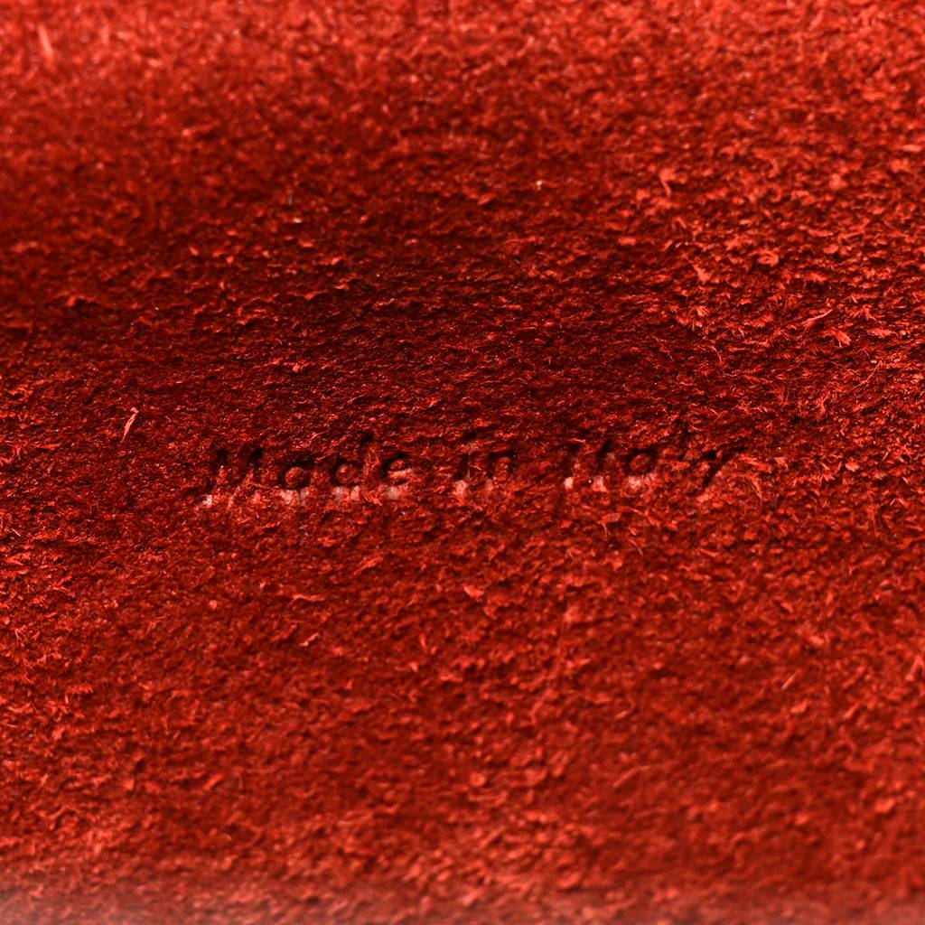 Ce**e grained calfskin mini belt bag coquelicot (32*30*18cm)