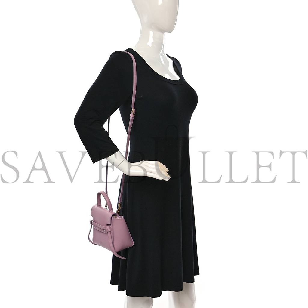 Ce**e grained calfskin pico belt bag rose quartz (17*15*9cm)