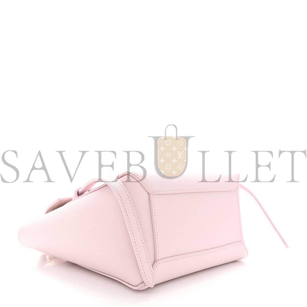 Ce**e grained calfskin nano belt bag peony (20*17*11cm)
