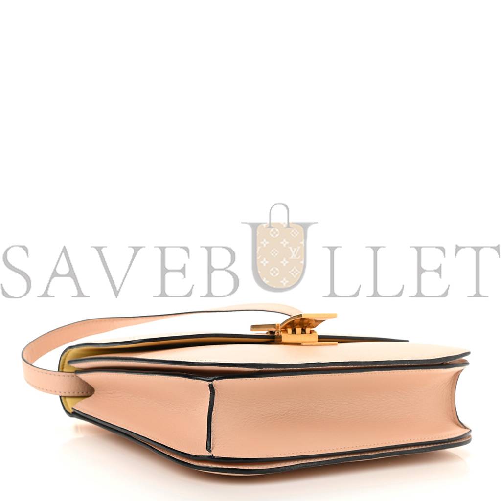 goatskin Ce**e goatskin medium classic box flap bag dune (23*18*6cm) box flap bag dune