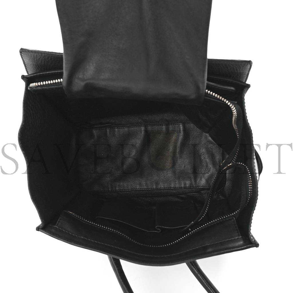Ce**e smooth calfskin micro luggage black (26*26*14cm)