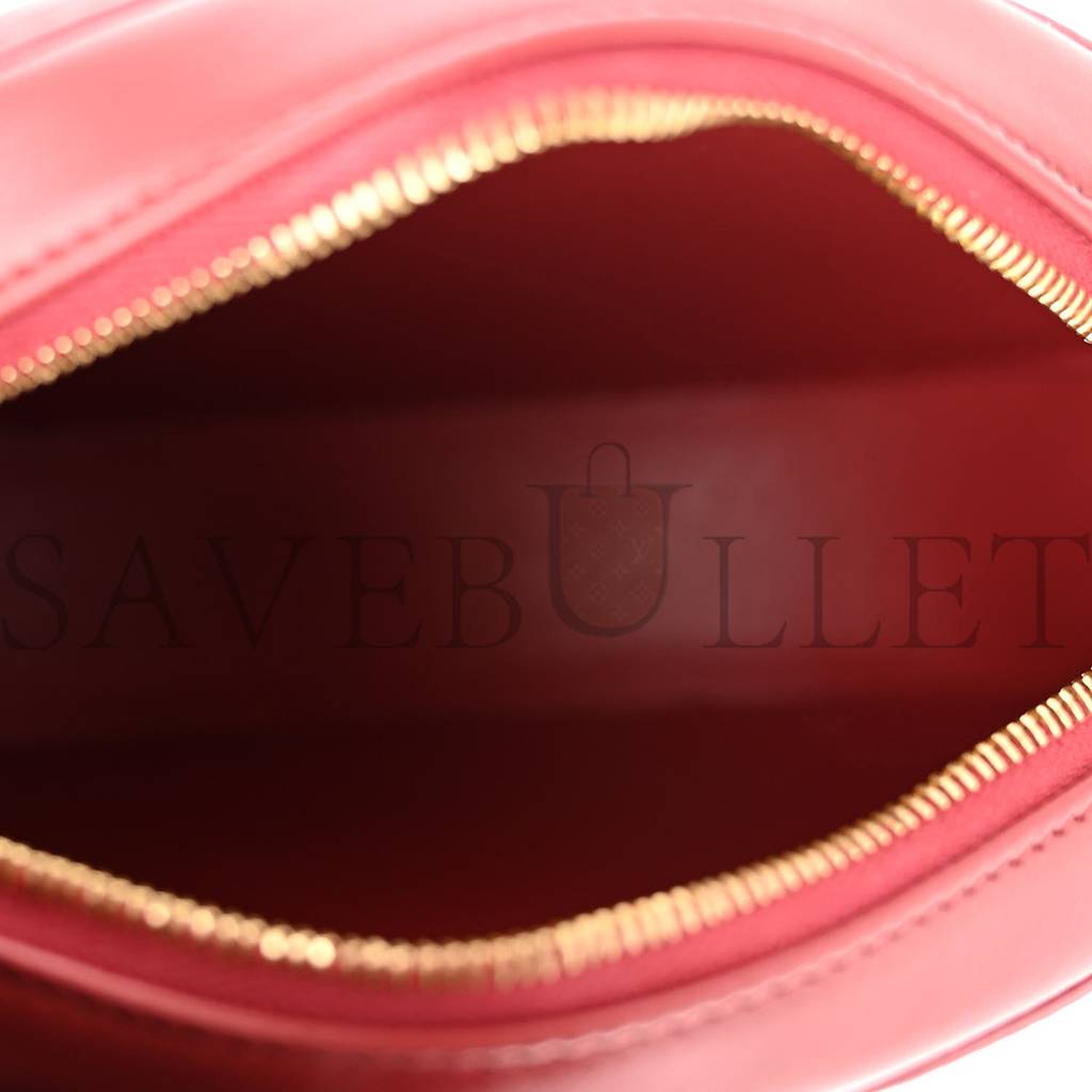 Ce**e smooth calfskin cuir triomphe oval purse crossbody lipstick (16*12*8cm)