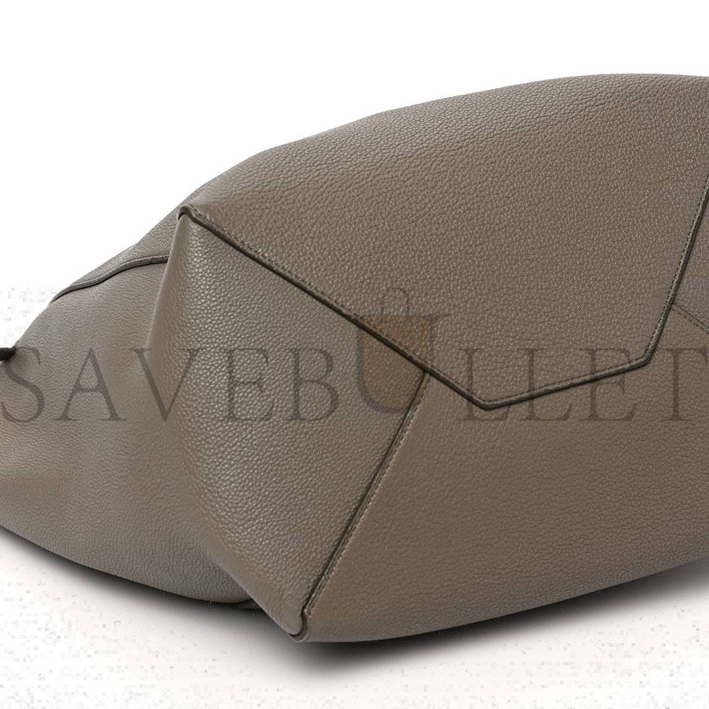 Ce**e soft grained calfskin medium belt cabas phantom taupe (34*27*20cm)