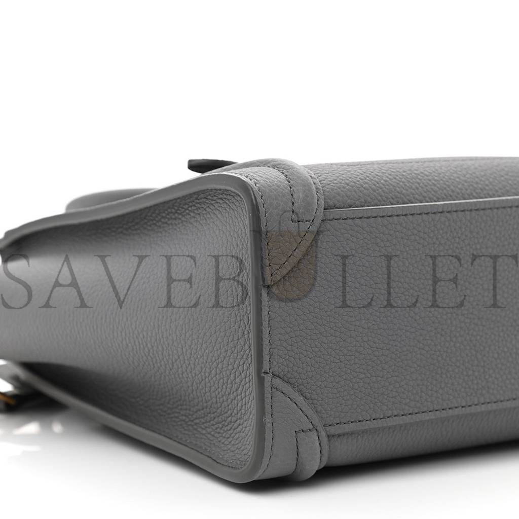 Ce**e baby drummed calfskin nano luggage kohl (20*20*10cm)