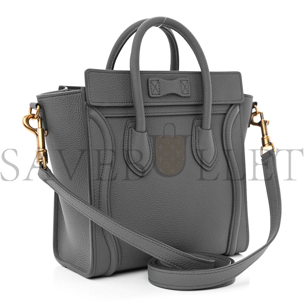 Ce**e baby drummed calfskin nano luggage kohl (20*20*10cm)