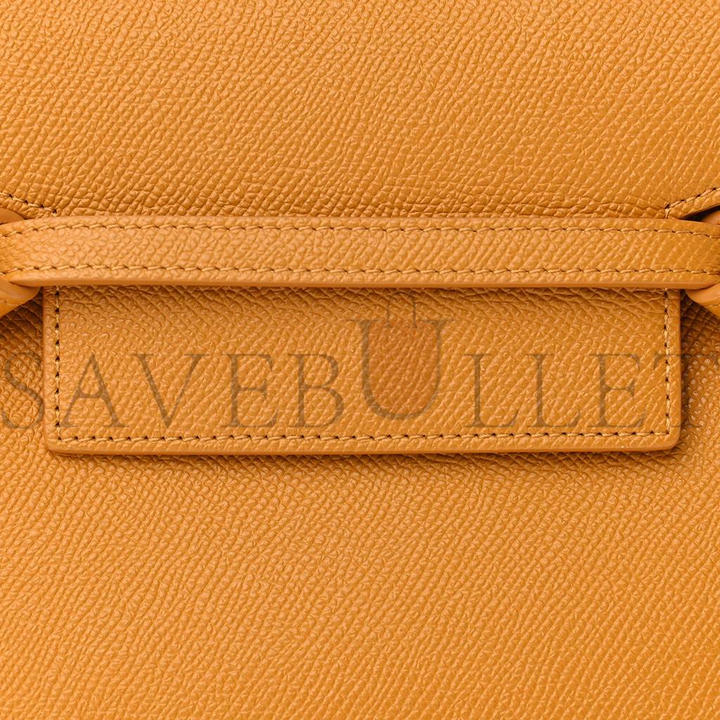 Ce**e grained calfskin nano belt bag calendula (20*18*10cm)
