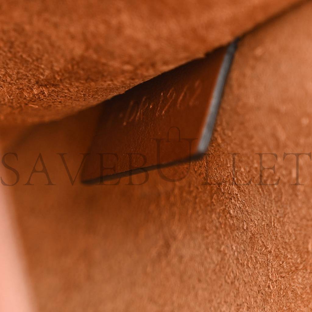 Ce**e smooth calfskin cuir triomphe folco crossbody bag tan (19*16*6cm)