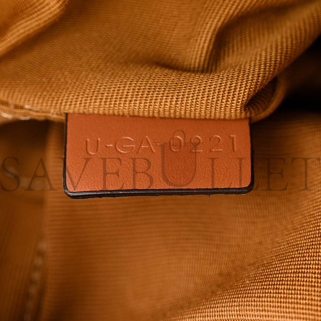 Ce**e triomphe canvas calfskin medium patapans tan (25*18*5cm)