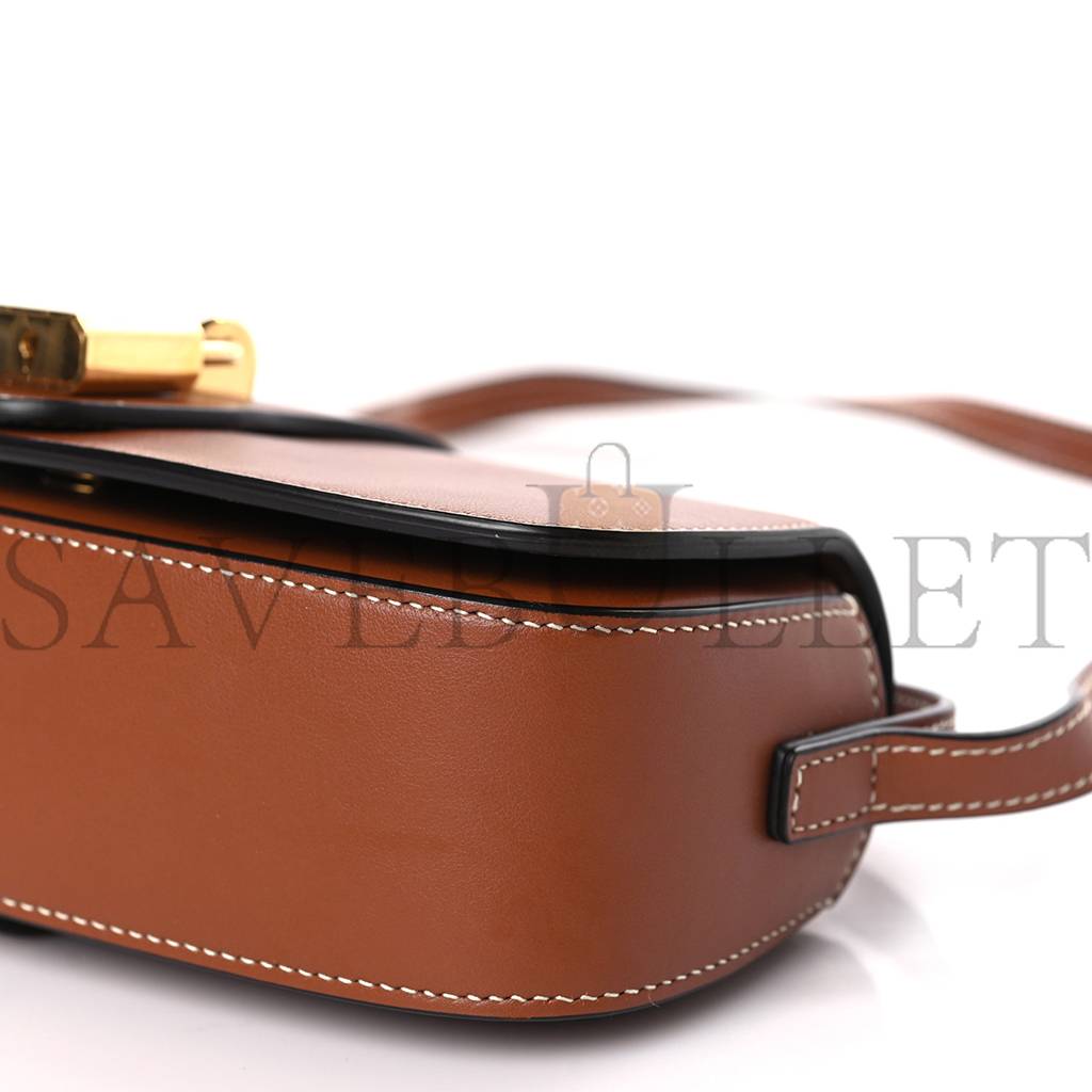 Ce**e smooth calfskin tabou clutch on strap tan (20*10*5cm)