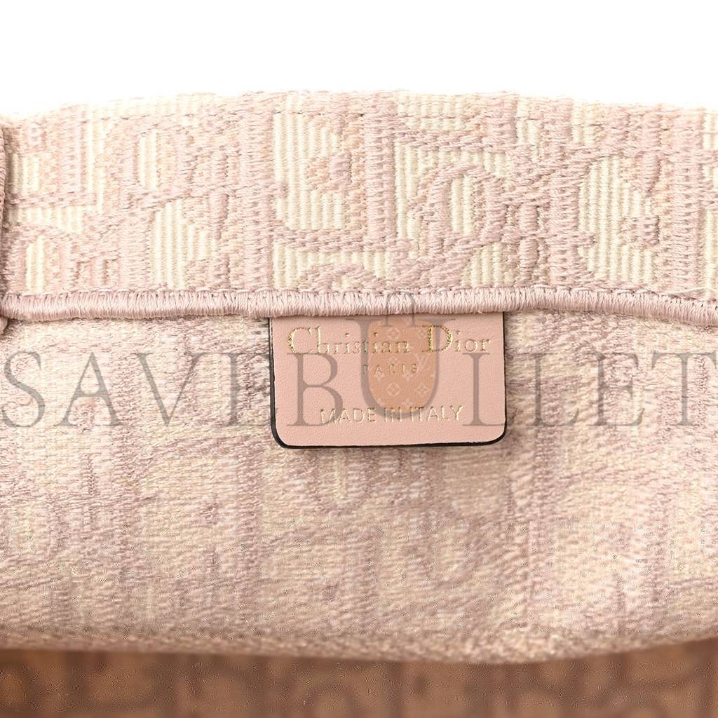 D*or oblique medium book tote rose des vents (36*25*15.2cm)