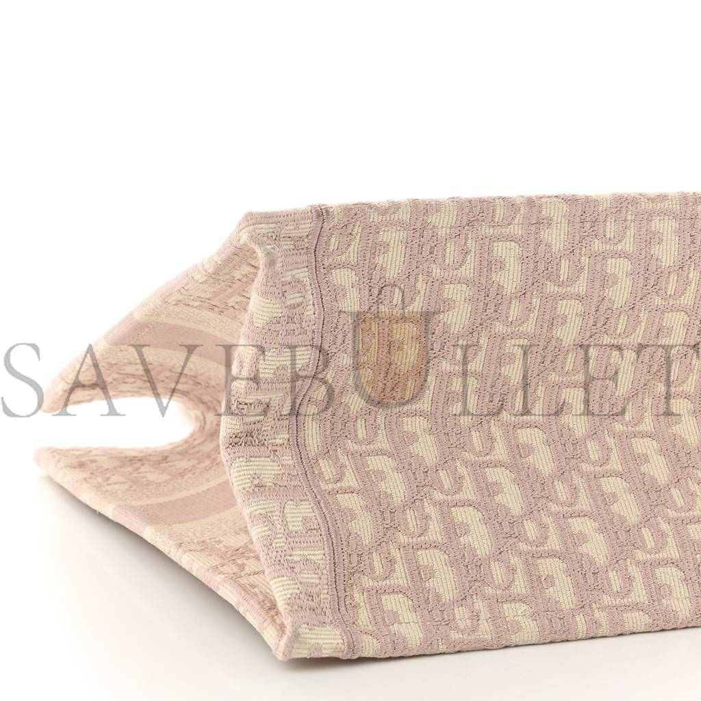 D*or oblique medium book tote rose des vents (36*25*15.2cm)
