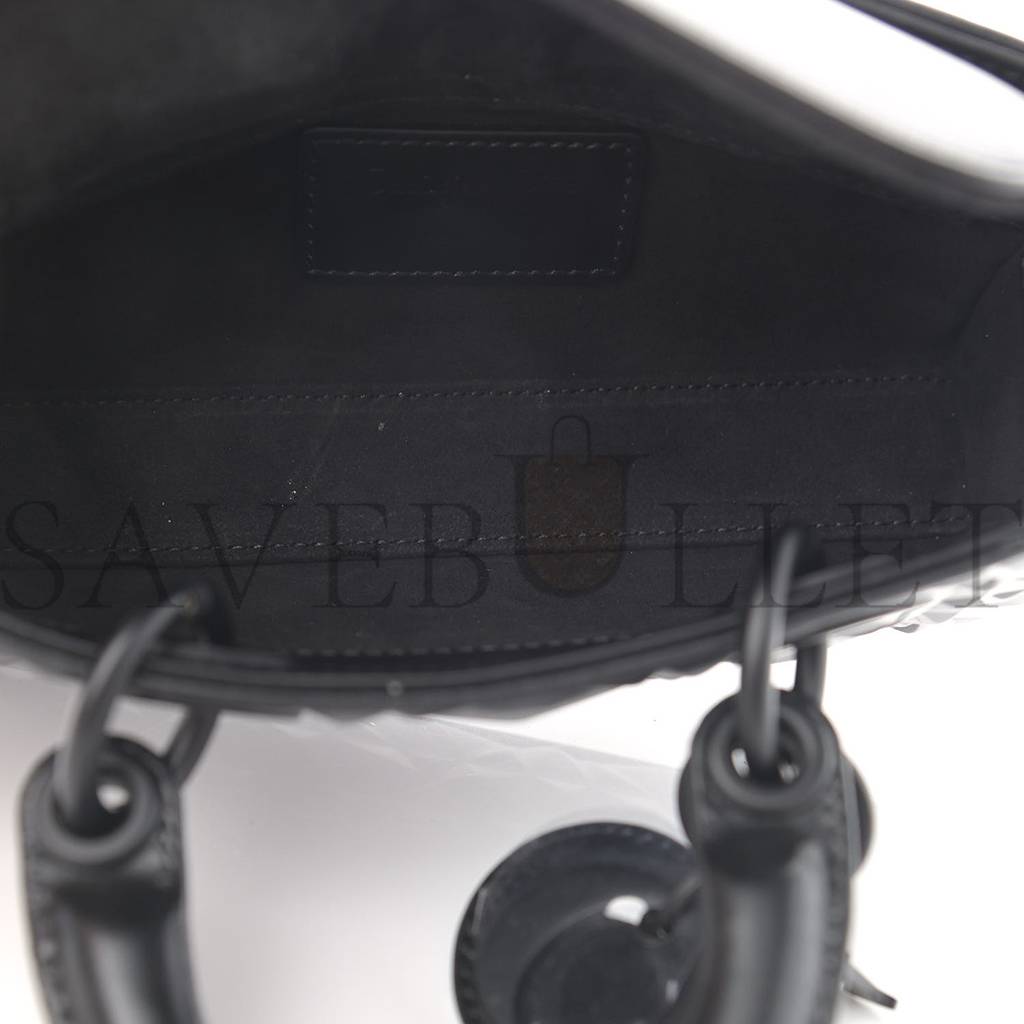 d*or calfskin cannage Di*m*nd micro lady d-joy black (17*10*8.9cm)