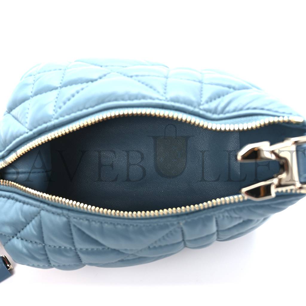 D*or calfskin macrocannage medium D*ortravel nomad pouch (23*13*10.2cm)