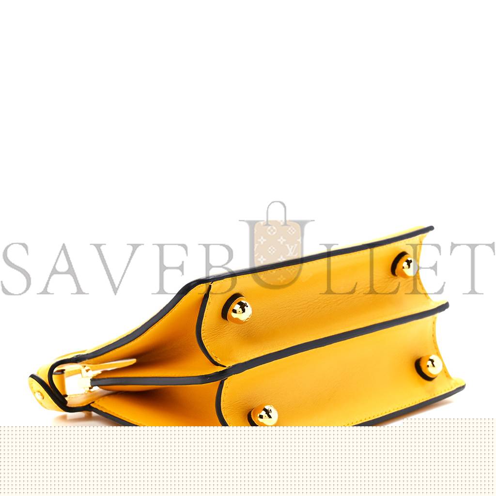 F**di shiny nappa petite peekaboo i see u satchel mimosa (20*15*9cm)