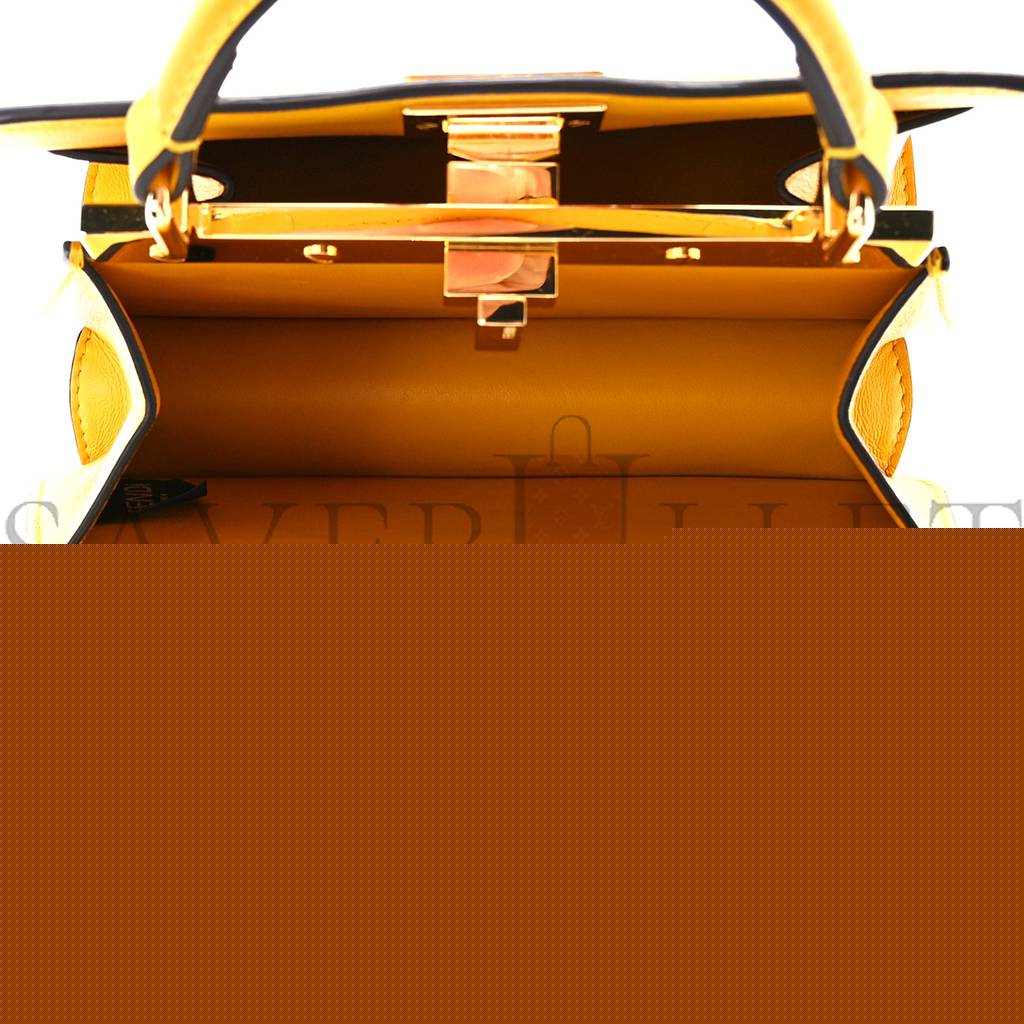 F**di shiny nappa petite peekaboo i see u satchel mimosa (20*15*9cm)