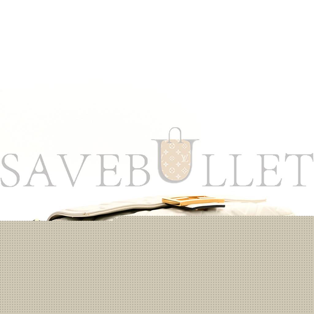 F**di nappa ff 1974 embossed baguette white (25*20*8cm)